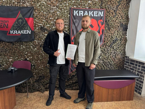 We’ve signed a memorandum of cooperation with one of Ukraine’s most legendary special forces units — Kraken.